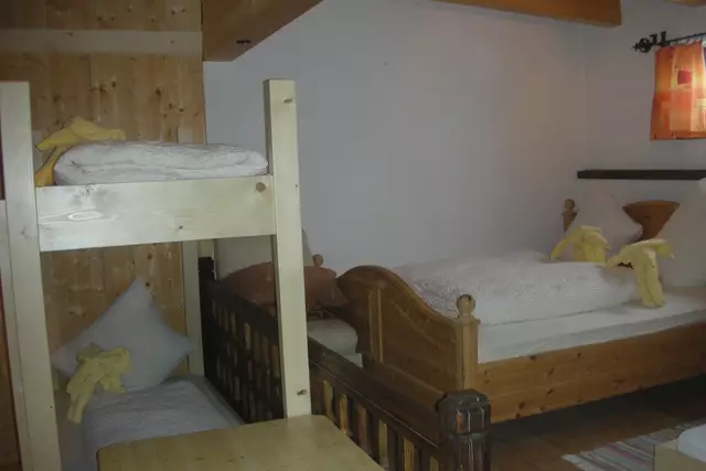 Stockbett und Doppelbett