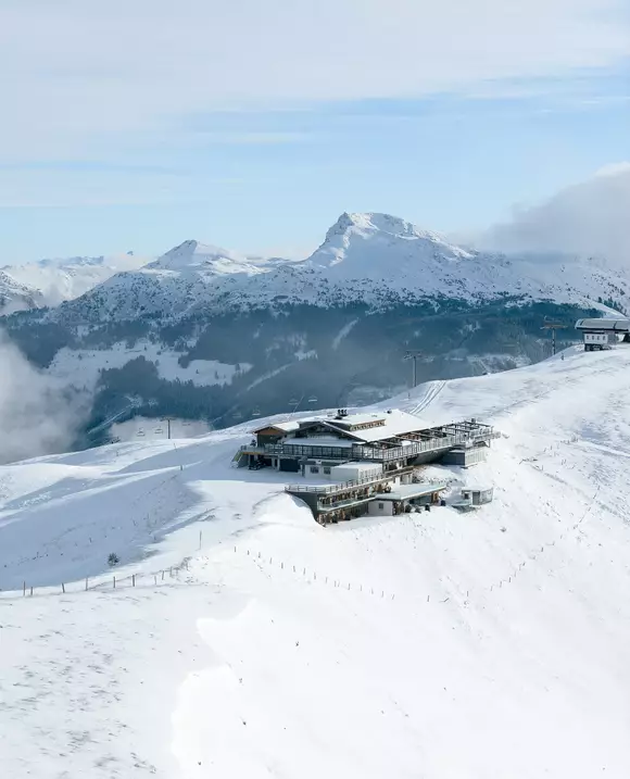 Vogelansicht der Panoramaalm
