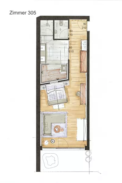 Grundriss Hohe Tauern Suite